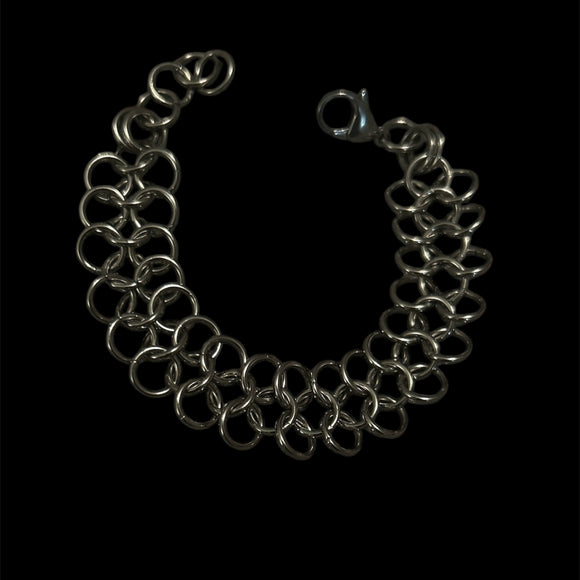 Steel Chainmail Bracelet #B3