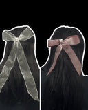 Deer Tooth White Glitter Barrette