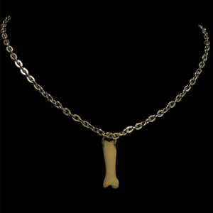 Steel Coyote Toe Bone Necklace #N08