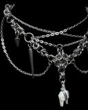 Steel Corset Deer Tooth Choker