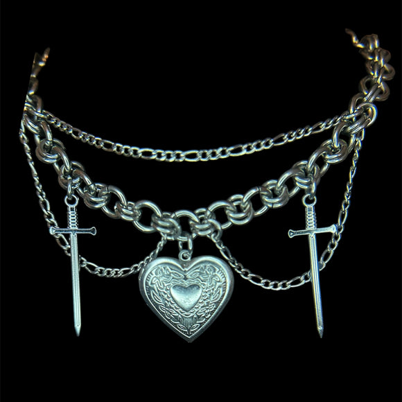 Steel Infinite Love Choker