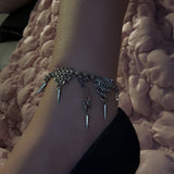 Steel Mini Jester Harlequin v2 Chainmail Anklet