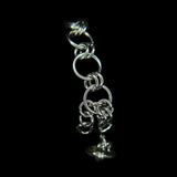 Steel Circle Chainmail Bracelet