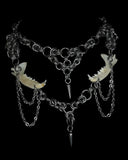 Steel Mink Jaw Chainmail Choker