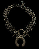 Steel Chainmail Septum Horseshoe Choker