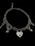 Steel Heart Lock Chainmail Choker