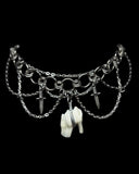 Steel Deer Tooth Choker