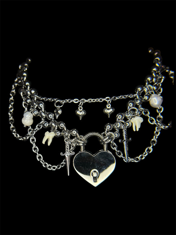 Steel Kiss of Death Choker
