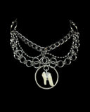 Steel Love Machine Deer Tooth Choker