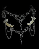 Steel Mink Jaw Chainmail Choker