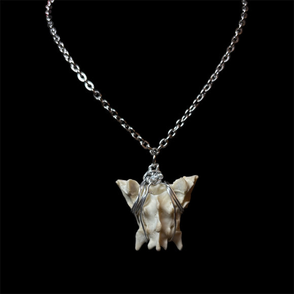Steel Cat Sacrum Necklace #N40