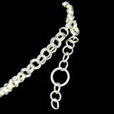 Steel Jade Spiked Choker