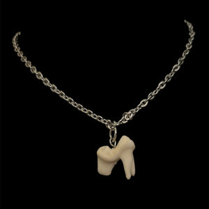 Steel Coyote Molar Necklace #N19