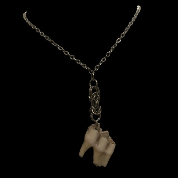 Steel Deer Molar Byz Necklace #N22