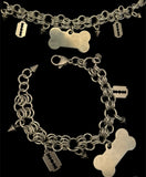 Steel Doggy Chainmail Bracelet