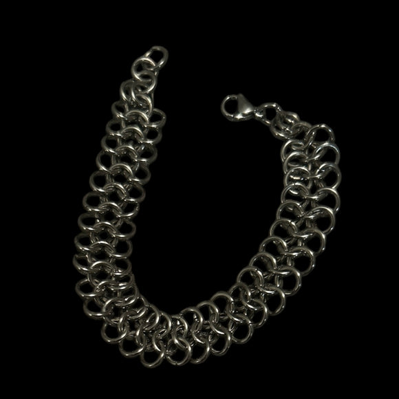 Steel Chainmail Bracelet #B2