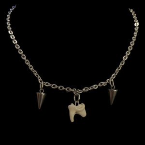 Steel Raccoon Spiked Necklace #N01