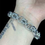 Steel XL Byzantine Bracelet