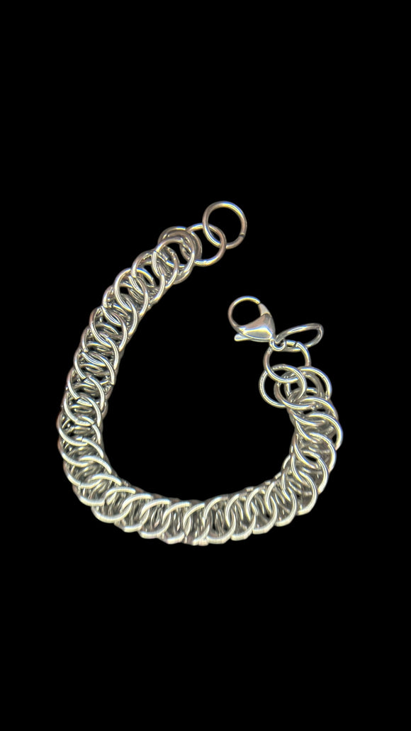 Steel Joan of Arc Bracelet