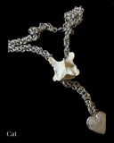 Steel Cat Vert Chainmail Rosary