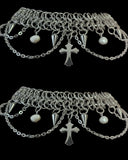 Steel Savior Pearl Chainmail Choker