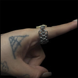 Tooth Chainmail Ring Size 10