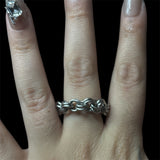 Chainsaw Chainmail Ring Size 10