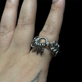 Triple Threat Chainmail Ring Size 8