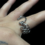 Pierced Chainmail Ring Size 10