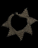 Steel Micromaille Spike Harlequin Jester Chainmaille Anklet