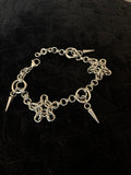 Steel Celestial Star Spike Chainmail Anklet